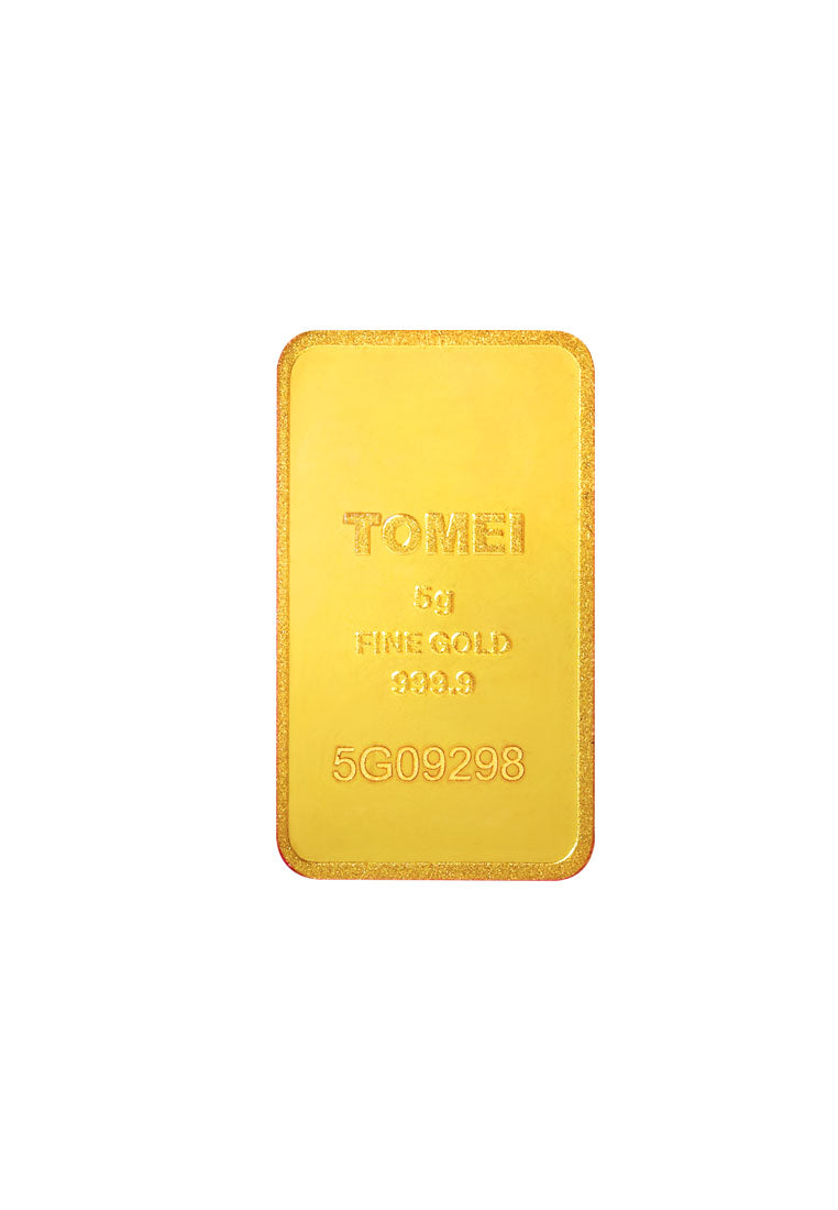 [TOMEI Exclusive]Twin Towers Gold Bar 5GM | Fine Gold 9999