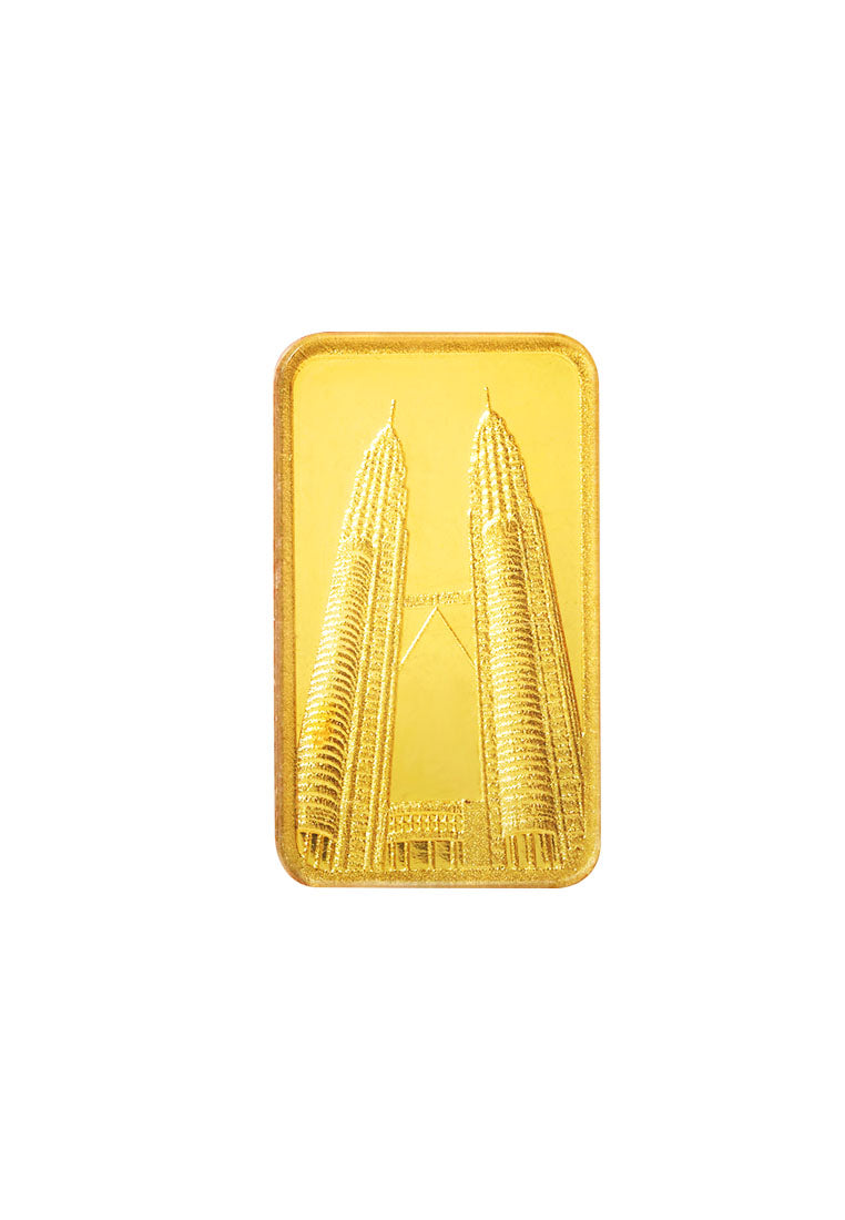 [TOMEI Exclusive]Twin Towers Gold Bar 5G | Fine Gold 9999