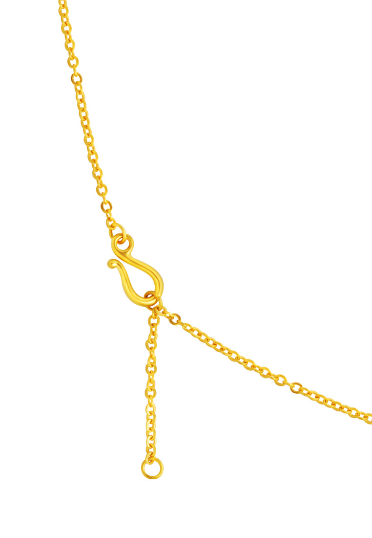 TOMEI x Xifu [国色芳华] Peony Collection, Necklace Yellow Gold 999