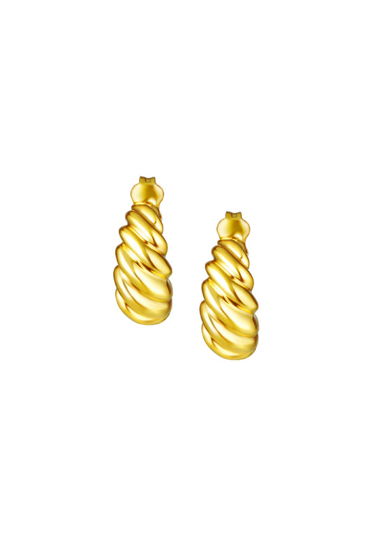 TOMEI Lusso Italia Earrings, Yellow Gold 916