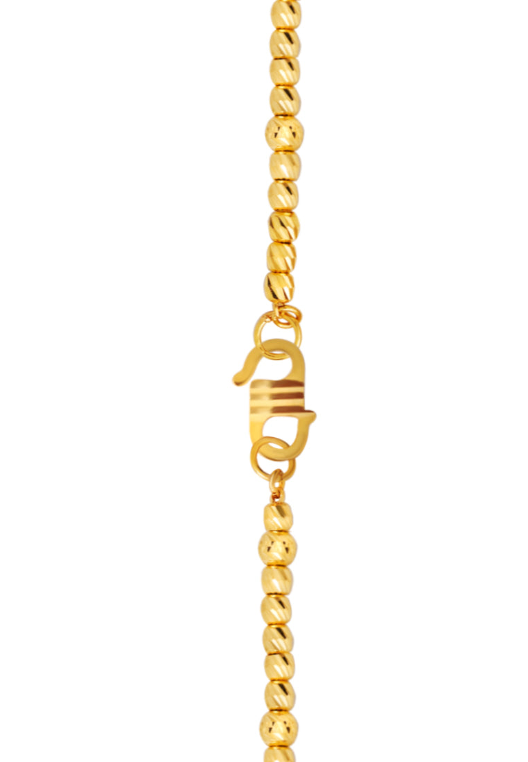 TOMEI Beads Bracelet, Yellow Gold 916