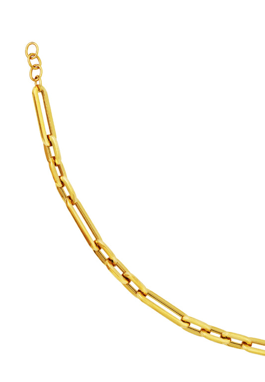 TOMEI Lusso Italia Chain Linked Bracelet, Yellow Gold 916