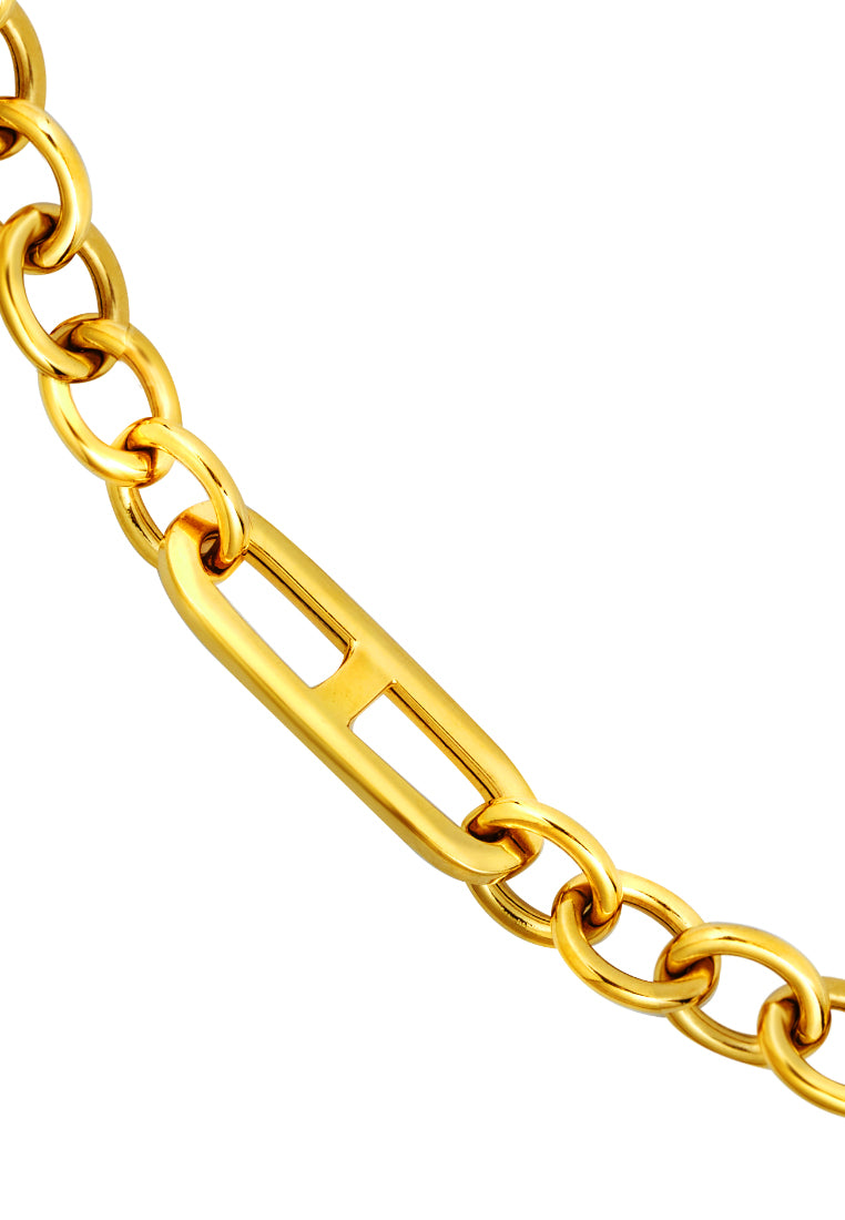 TOMEI Lusso Italia Linking Chain Bracelet, Yellow Gold 916