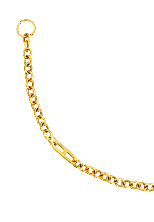 TOMEI Lusso Italia Linking Chain Bracelet, Yellow Gold 916