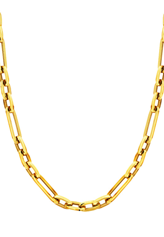 TOMEI Lusso Italia Long Linked Necklace, Yellow Gold 916