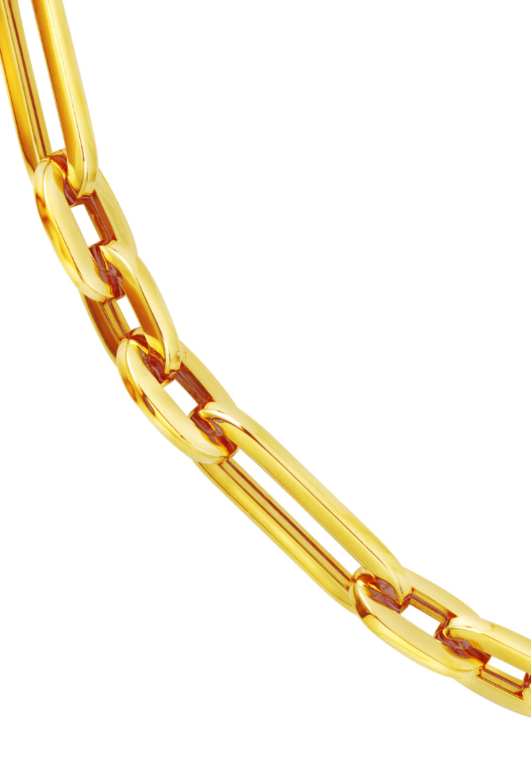 TOMEI Lusso Italia Linked Bracelet, Yellow Gold 916