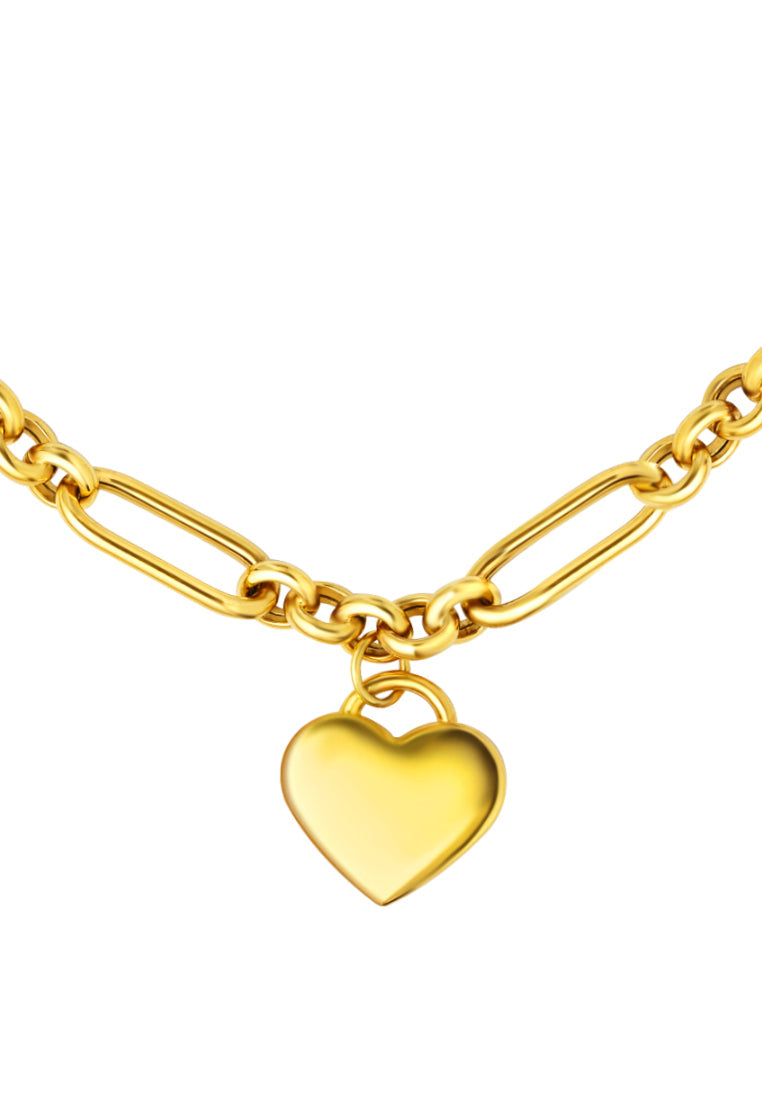 TOMEI Lusso Italia Love Necklace, Yellow Gold 916