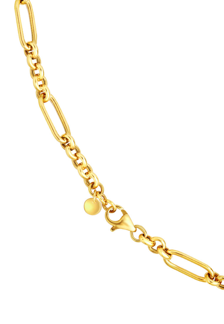 TOMEI Lusso Italia Love Necklace, Yellow Gold 916