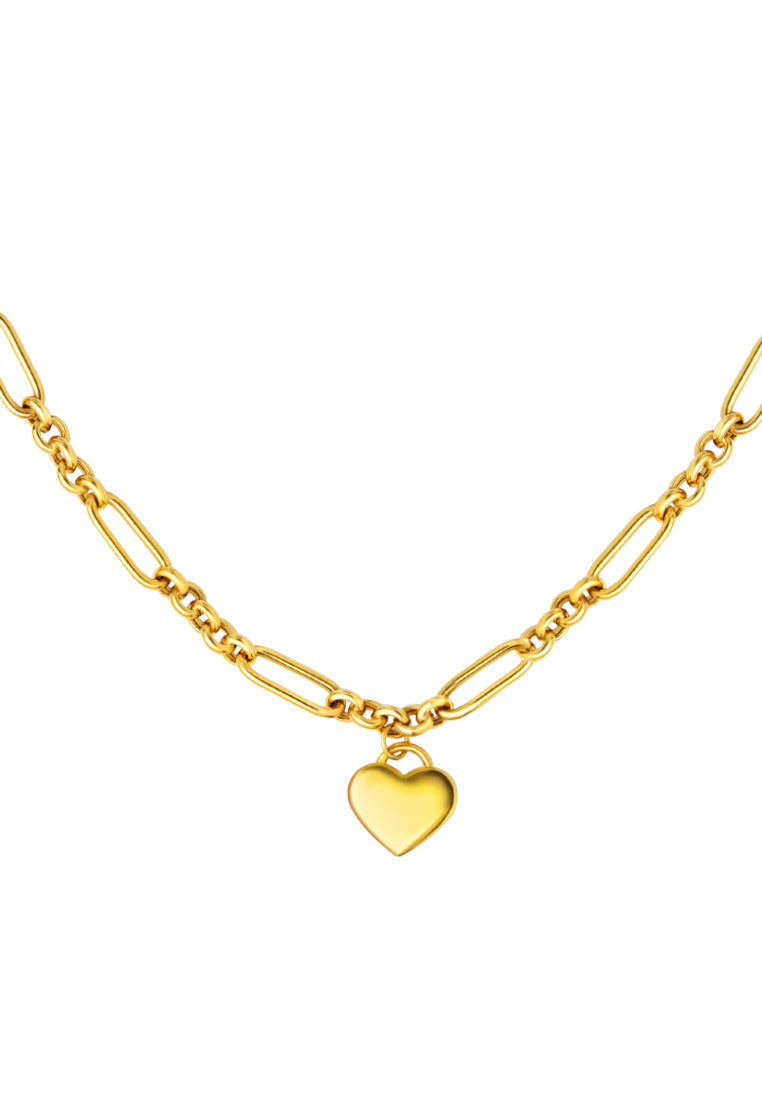 TOMEI Lusso Italia Love Necklace, Yellow Gold 916