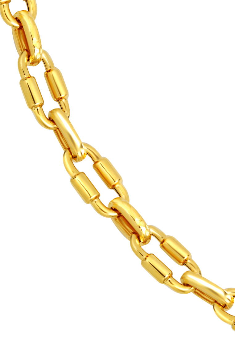 TOMEI Chain Linked Bracelet, Yellow Gold 916