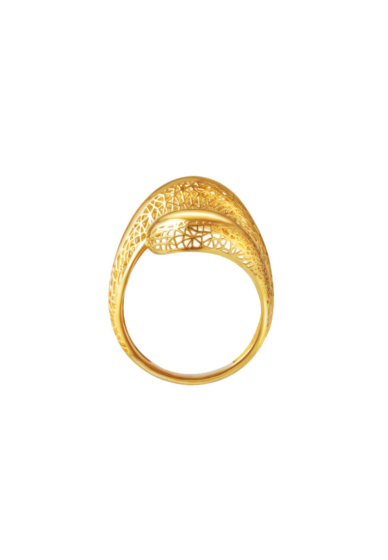 TOMEI Lusso Italia Putri Ring, Yellow Gold 916