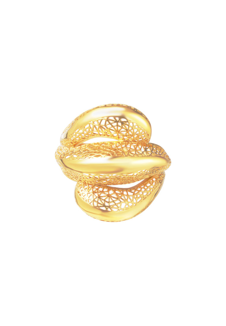 TOMEI Lusso Italia Putri Ring, Yellow Gold 916