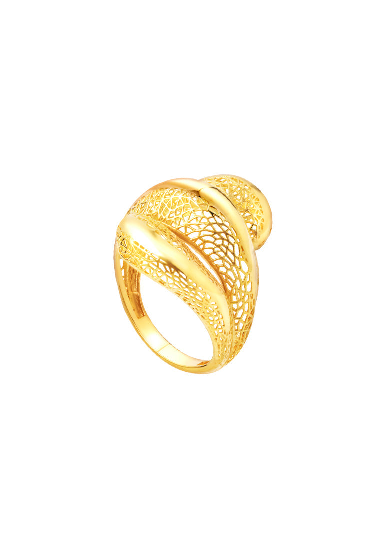 TOMEI Lusso Italia Putri Ring, Yellow Gold 916