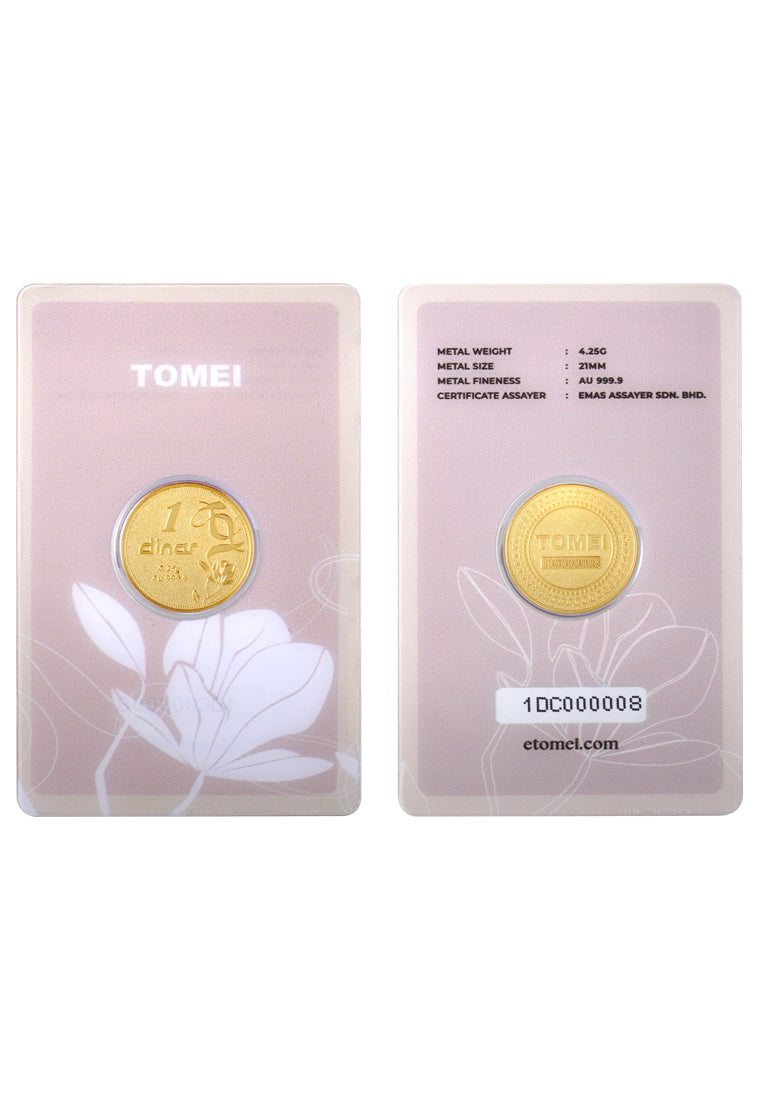 TOMEI [1 Dinar] Gold Coin I Fine Gold 9999