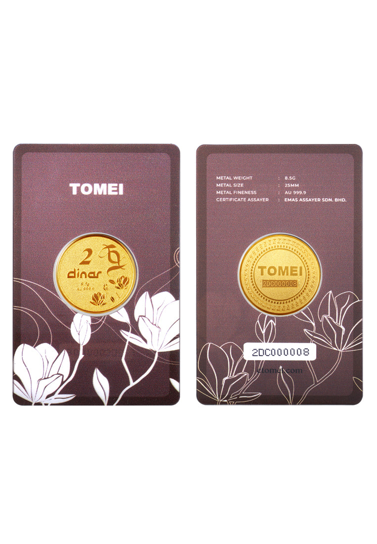 TOMEI [2 Dinar] Gold Coin I Fine Gold 9999