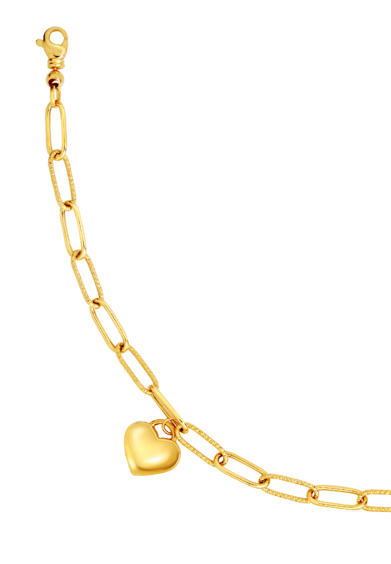 TOMEI Lusso Italia Love Bracelet, Yellow Gold 916