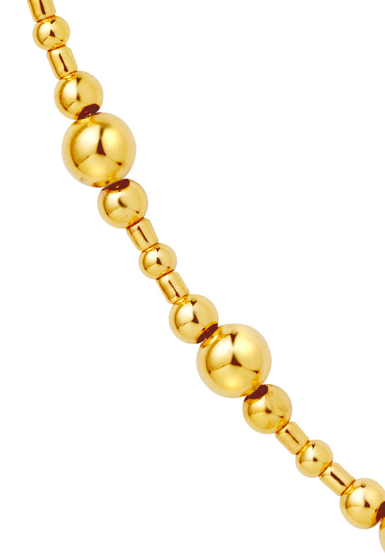 TOMEI Lusso Italia Bead Bracelet, Yellow Gold 916