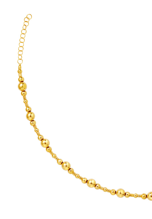 TOMEI Lusso Italia Bead Bracelet, Yellow Gold 916