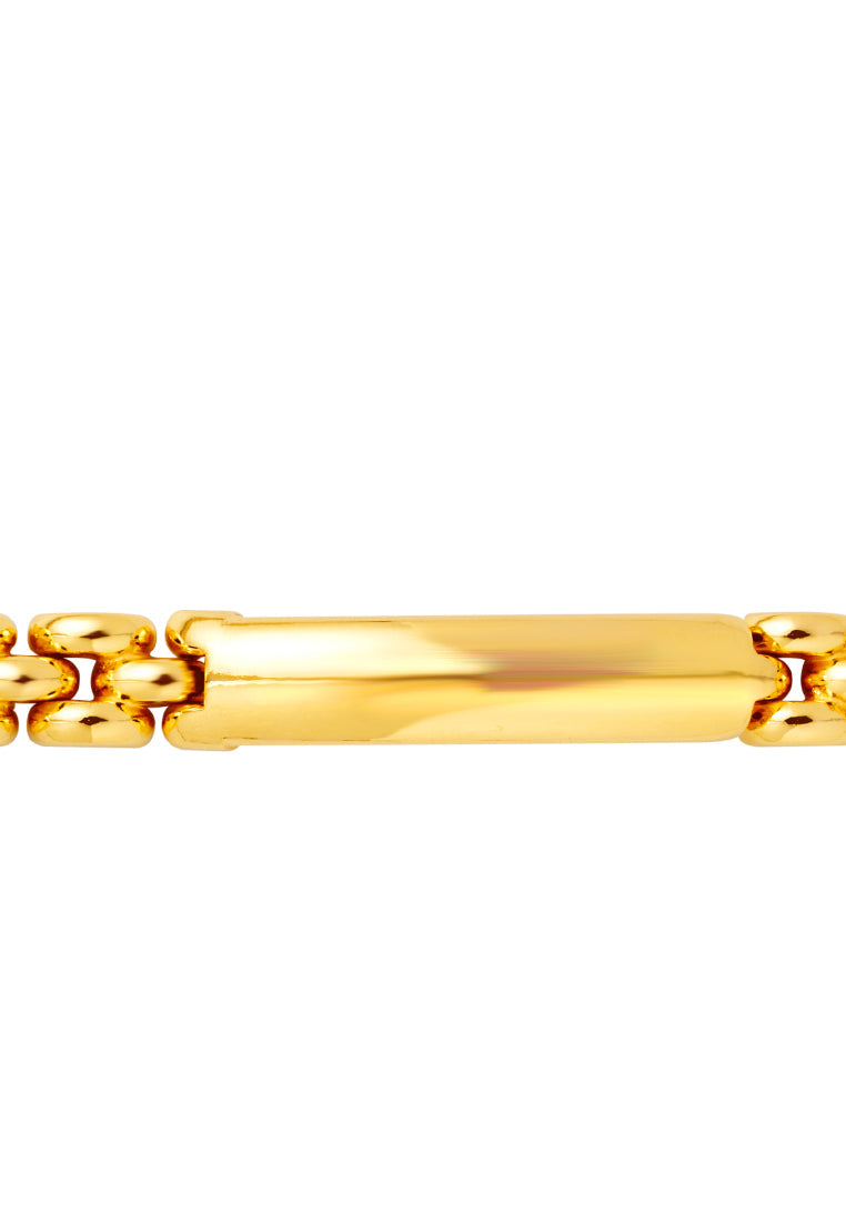 TOMEI Segment Braceletï¼Œ Yellow Gold 916