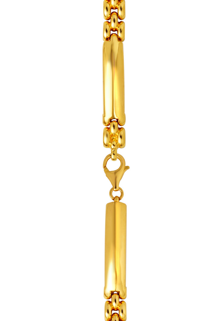 TOMEI Segment Braceletï¼Œ Yellow Gold 916