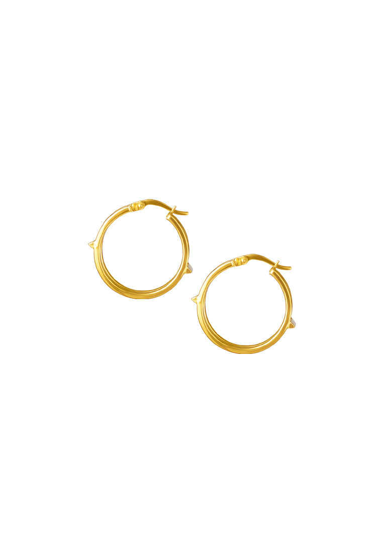 TOMEI Lusso Italia Earrings, Yellow Gold 916