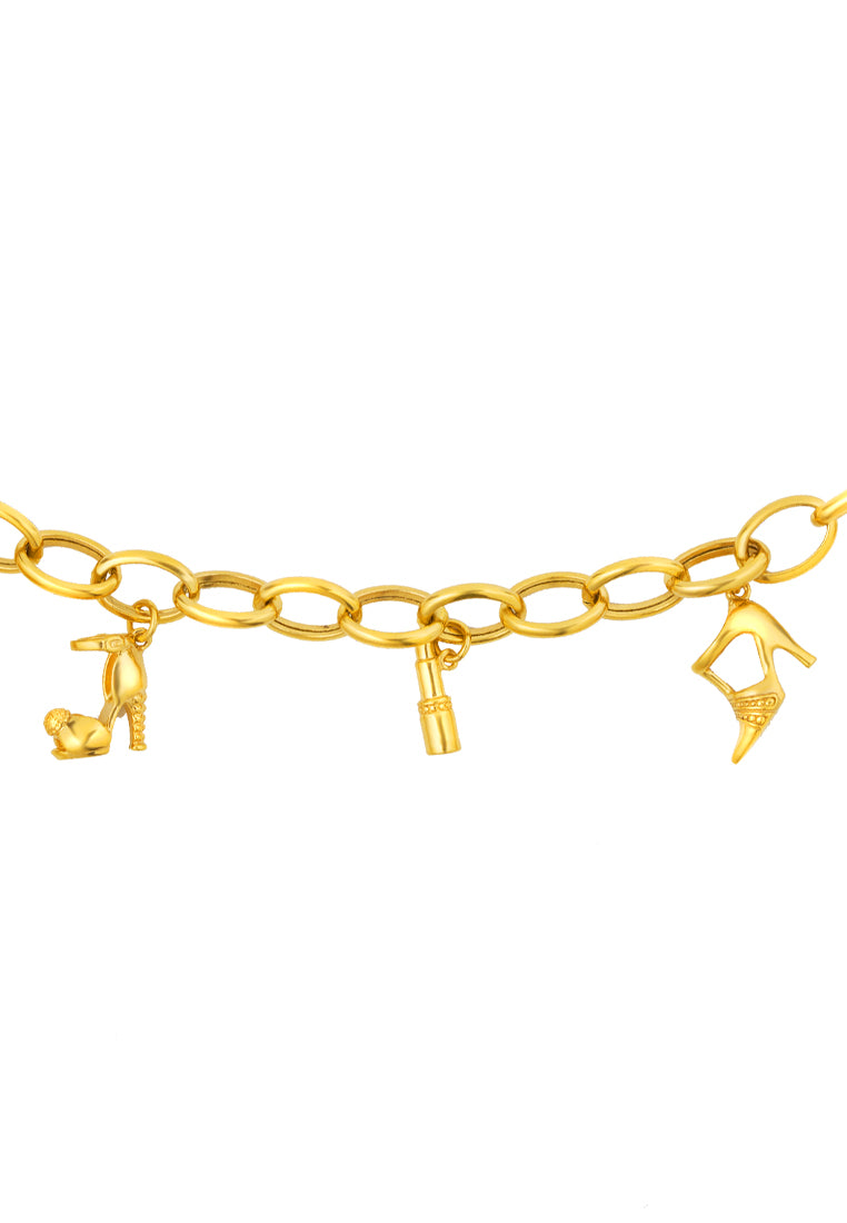 TOMEI Lusso Italia Fashion Accessories Bracelet, Yellow Gold 916