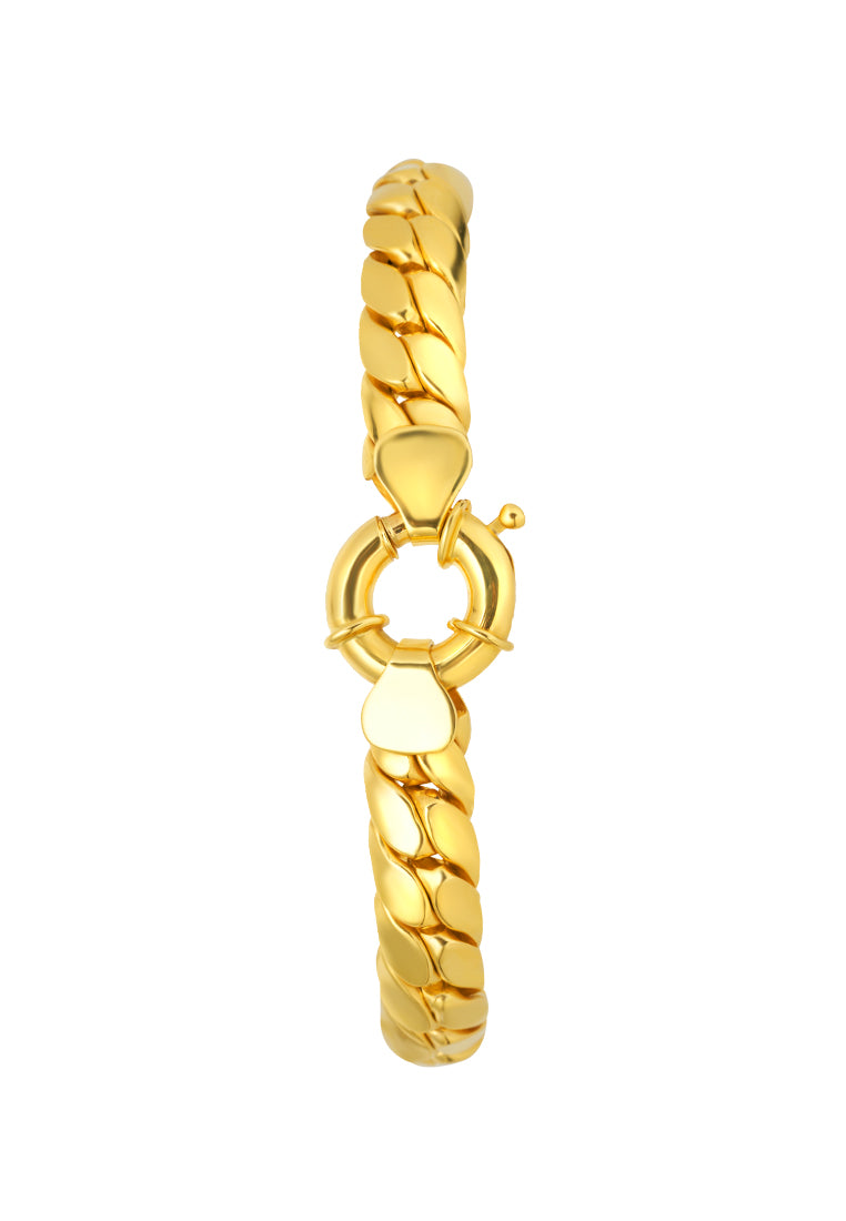 TOMEI Lusso Italia Snake Bracelet, Yellow Gold 916