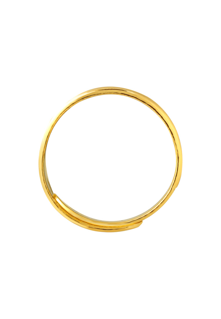 TOMEI x XIFU Wholeheartedly Ring, Yellow Gold 999