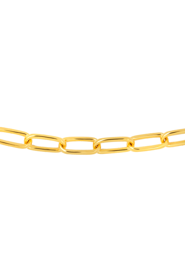 TOMEI Key Lock Bracelet, Yellow Gold 916