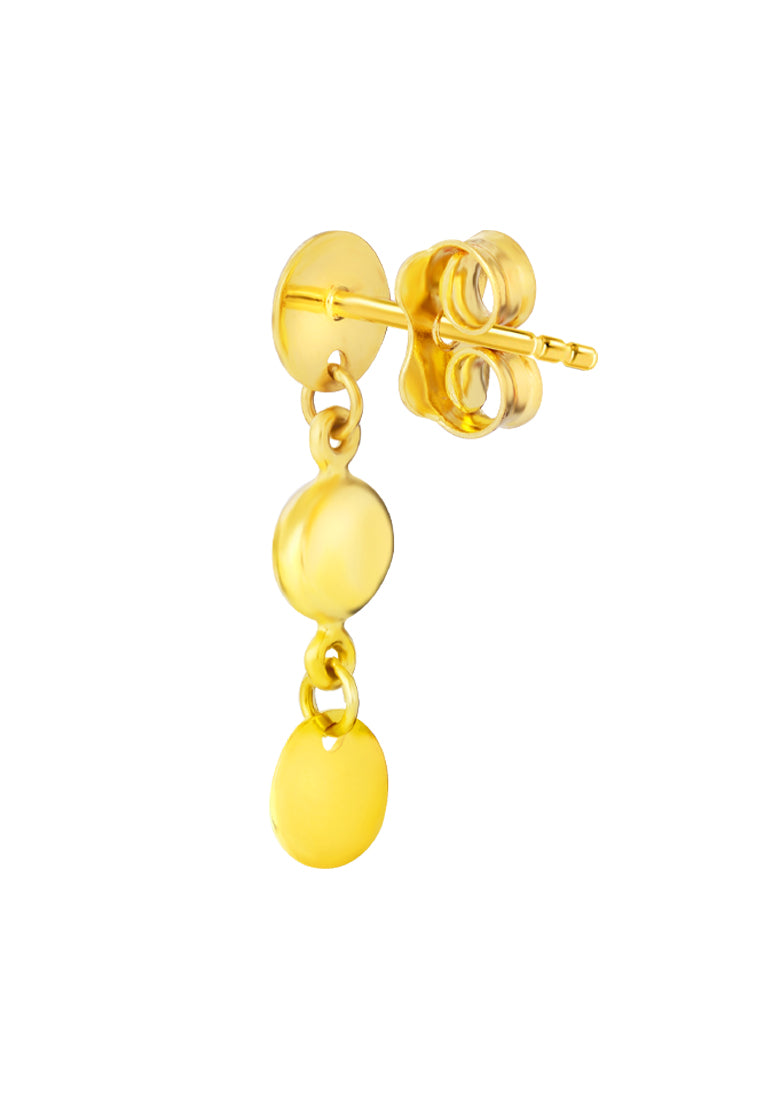 TOMEI Lusso Italia Dangling Earrings, Yellow Gold 916