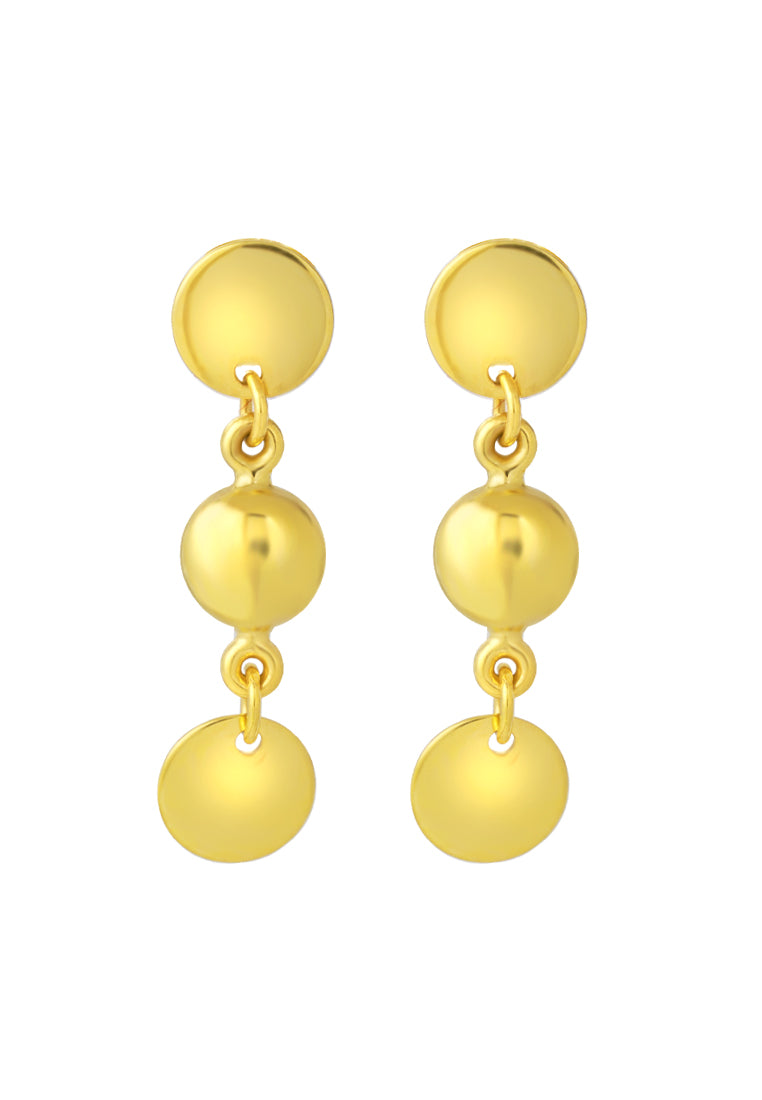 TOMEI Lusso Italia Dangling Earrings, Yellow Gold 916