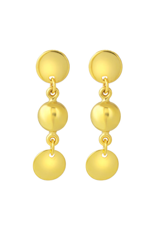 TOMEI Lusso Italia Dangling Earrings, Yellow Gold 916