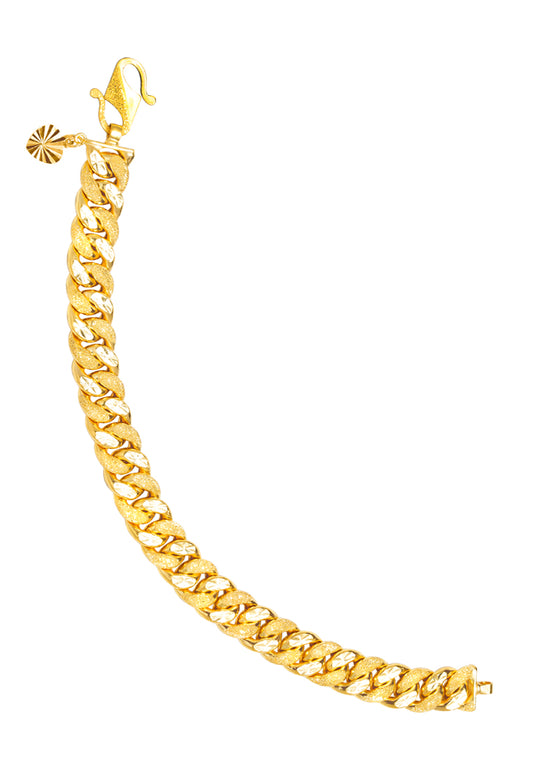 TOMEI Classic Knotted Bracelet, Yellow Gold 916