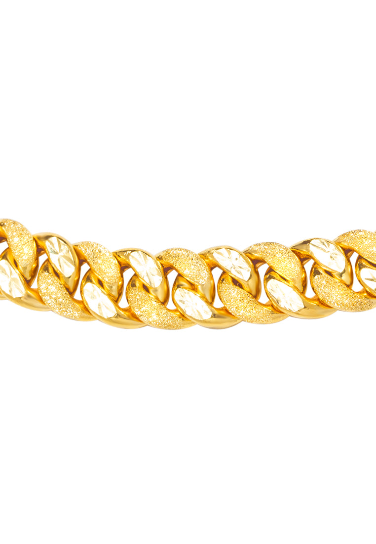 TOMEI Classic Knotted Bracelet, Yellow Gold 916