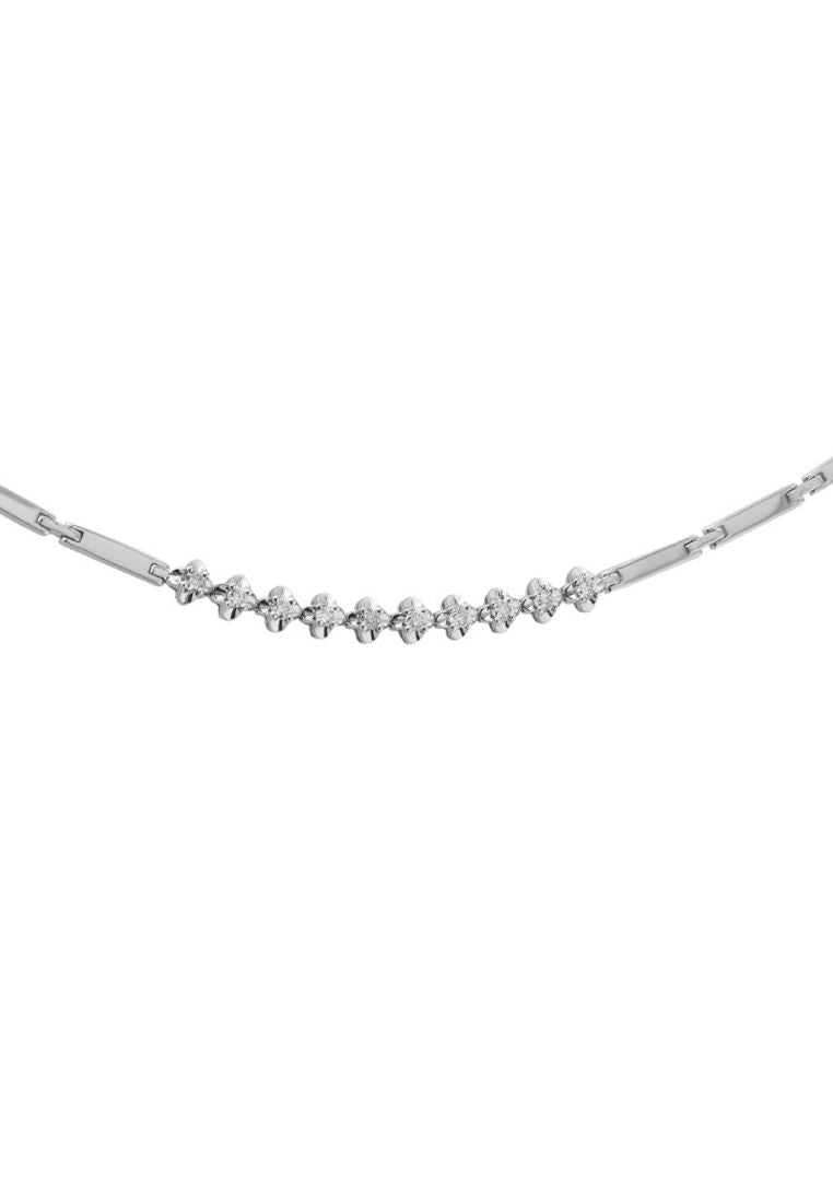 TOMEI Bracelet, Diamond White Gold 585