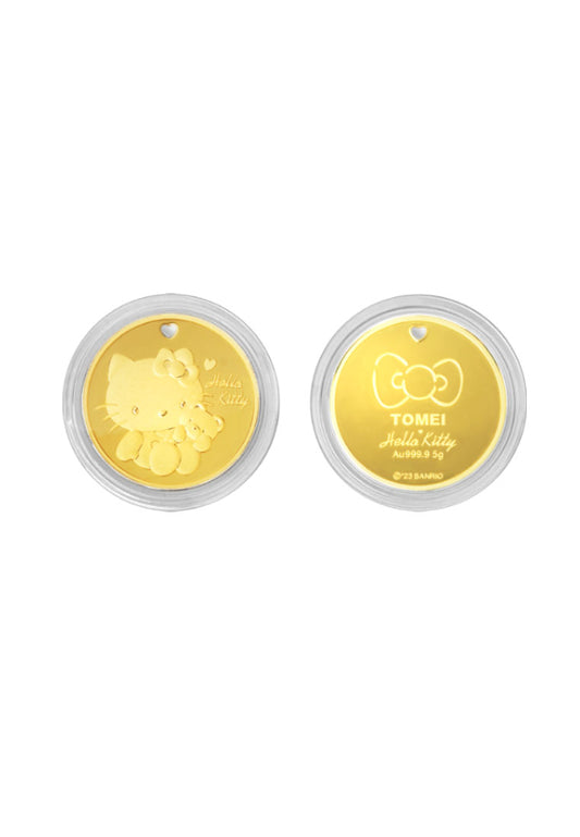 TOMEI X SANRIO Hello Kitty Gold Coin, Yellow Gold 9999