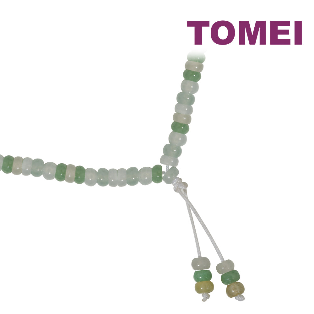 TOMEI [Online Exclusive] Abacus Bead Jade Necklace
