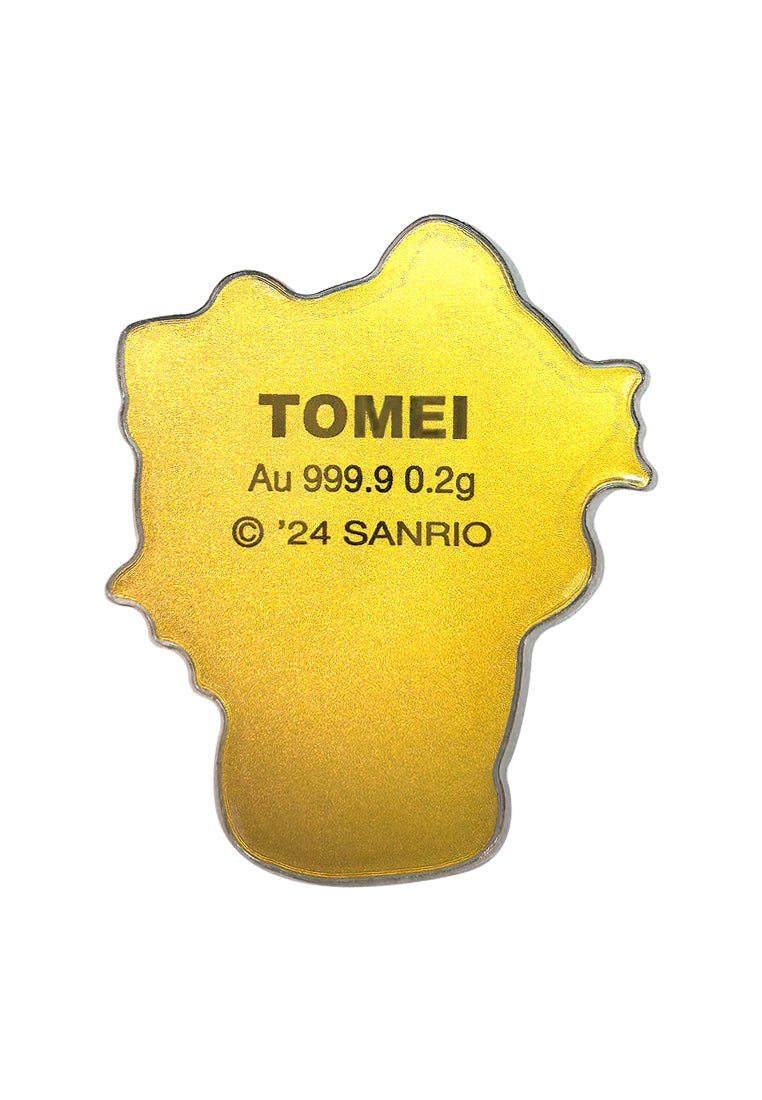 TOMEI X SANRIO Hello Kitty Sports Medal Gold Foil 0.2G, Yellow Gold 9999