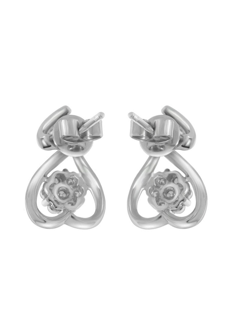 TOMEI Earrings, Diamond White Gold 750 (E1044)