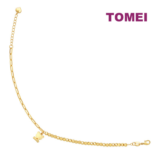 TOMEI Lovely Bear Bracelet, Yellow Gold 999 (5D)