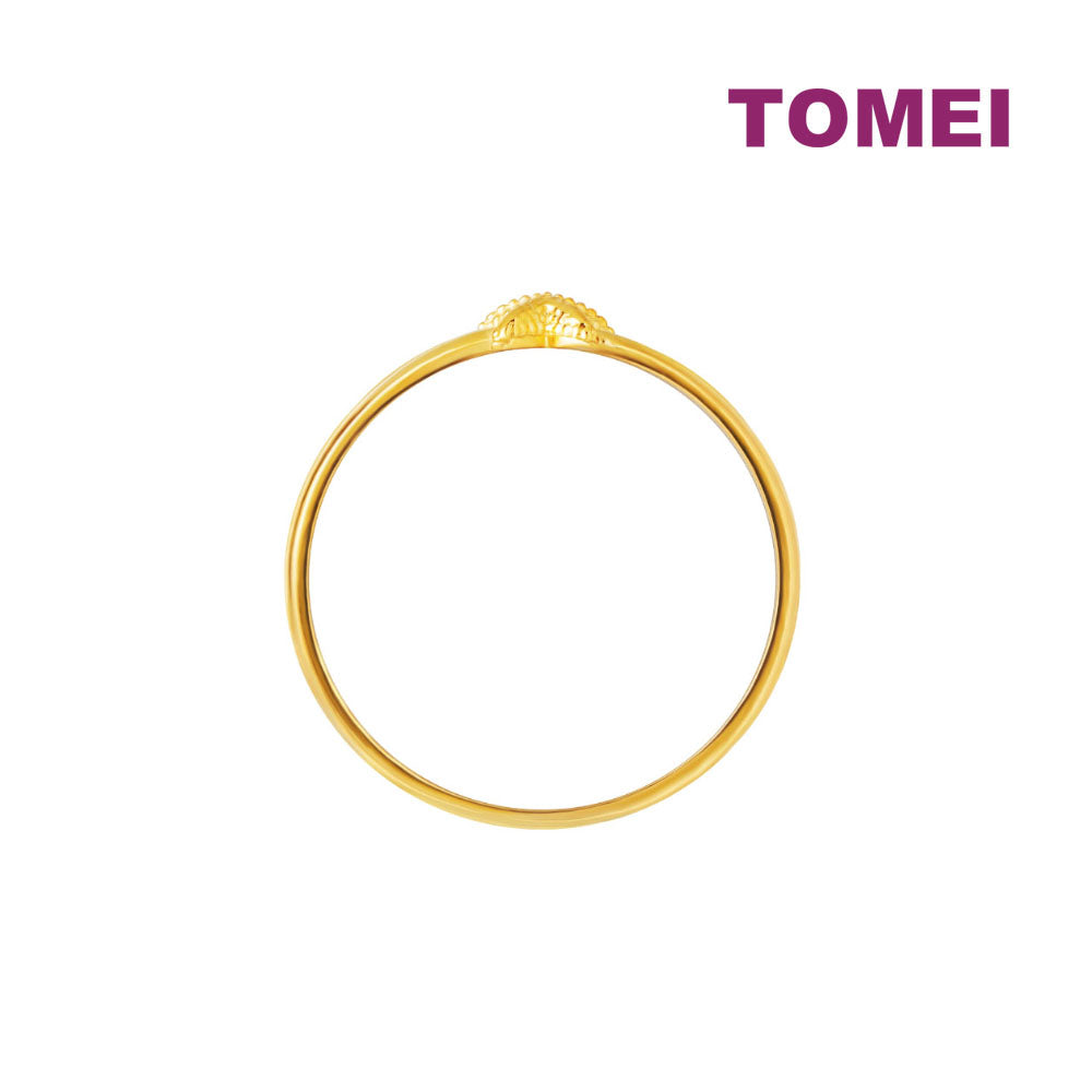 TOMEI Lusso Italia Starfish Ring, Yellow Gold 916