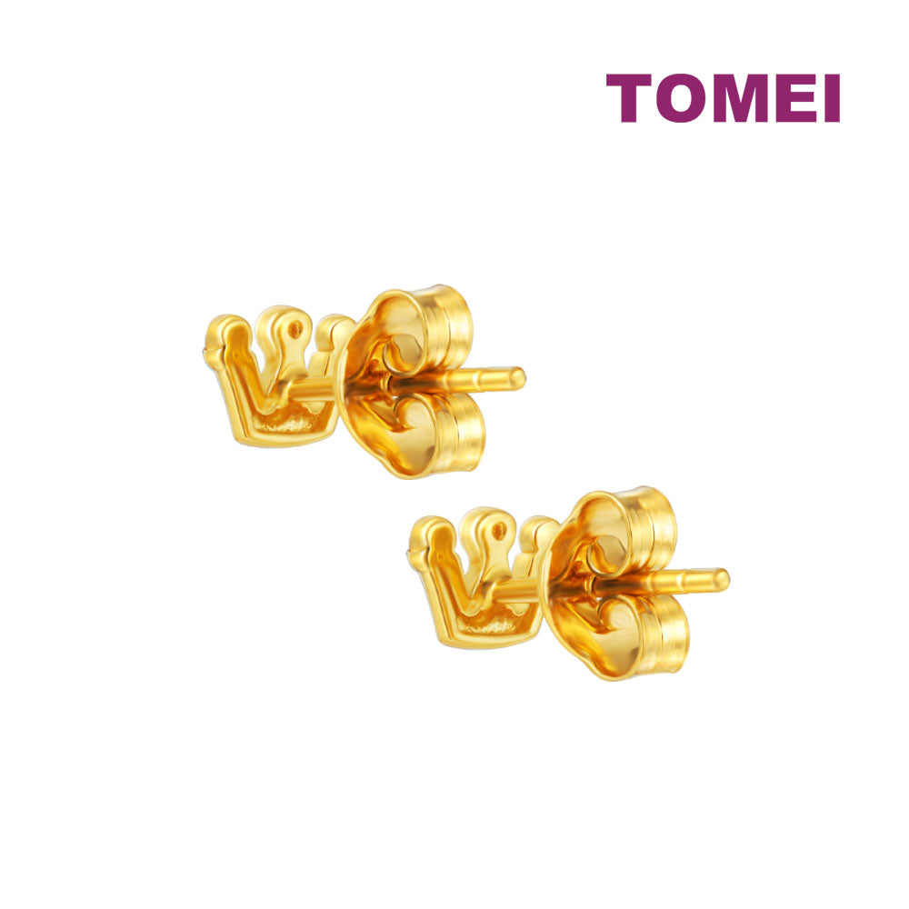 Queen Earrings | The Noble Collection | Tomei Yellow Gold 916 (22K) (EE2758-1C)