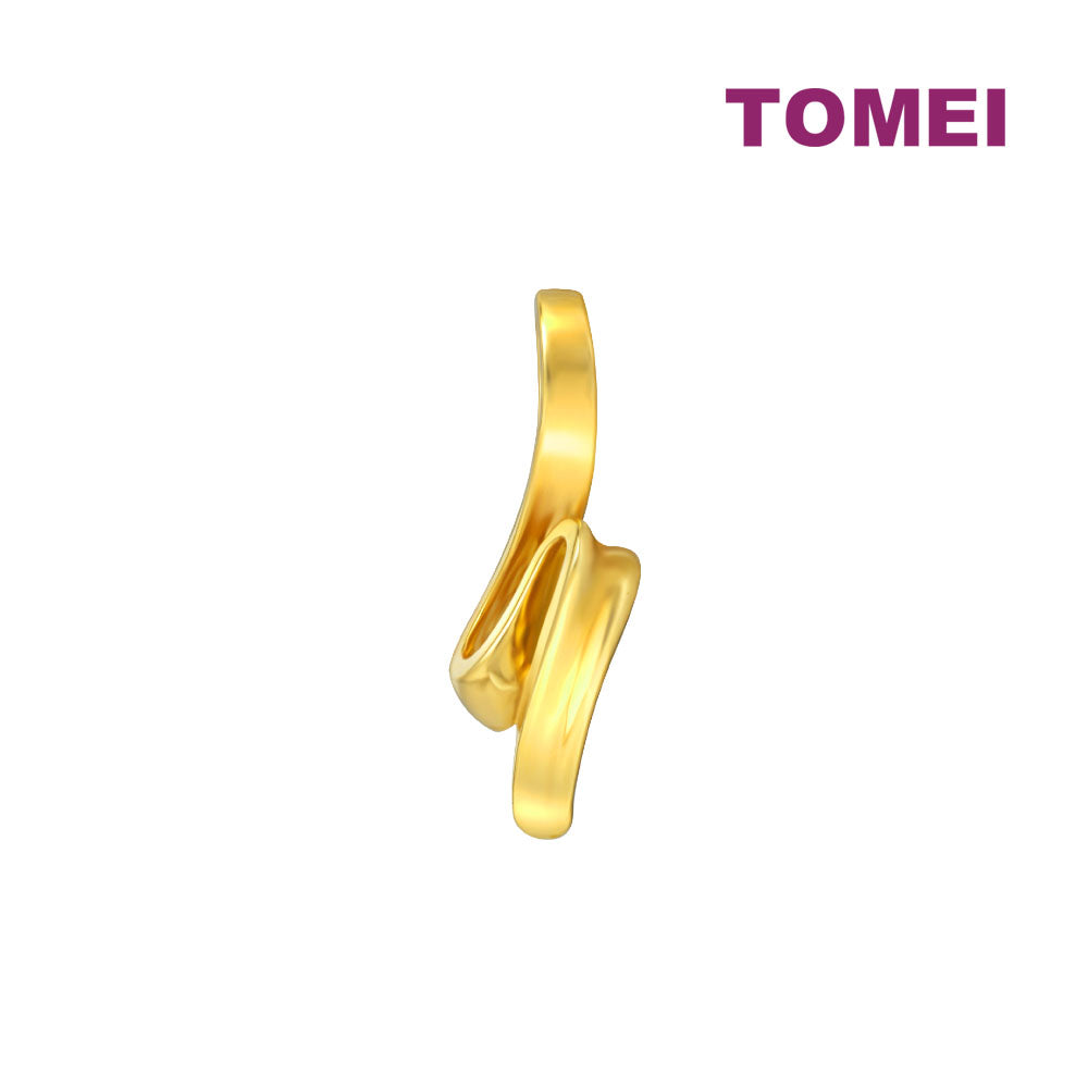 Undulating Beauty in Motion Pendant | Tomei Yellow Gold 916 (22K)