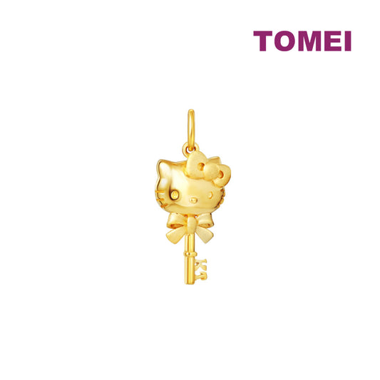 TOMEI x Hello Kitty Key Pendant, Yellow Gold 916