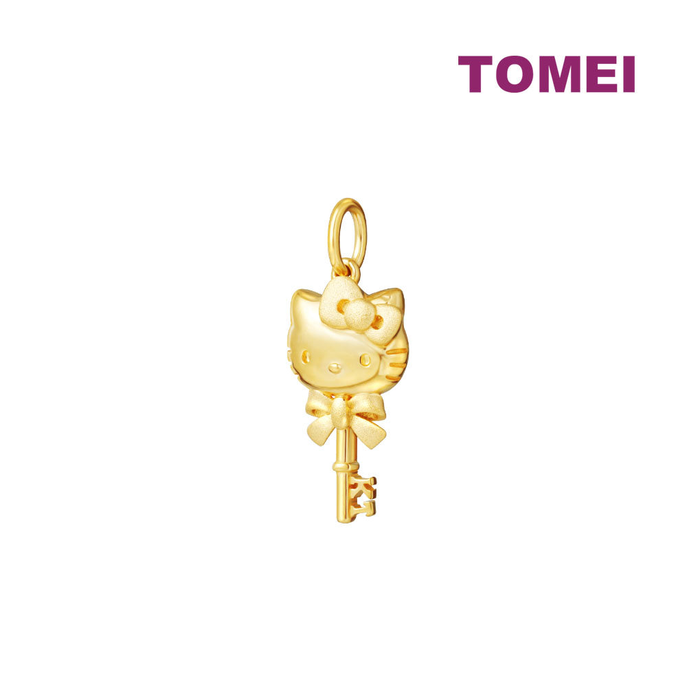 TOMEI x Hello Kitty Key Pendant, Yellow Gold 916