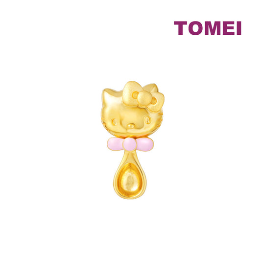 TOMEI x Hello Kitty Spoon Pendant, Yellow Gold 916