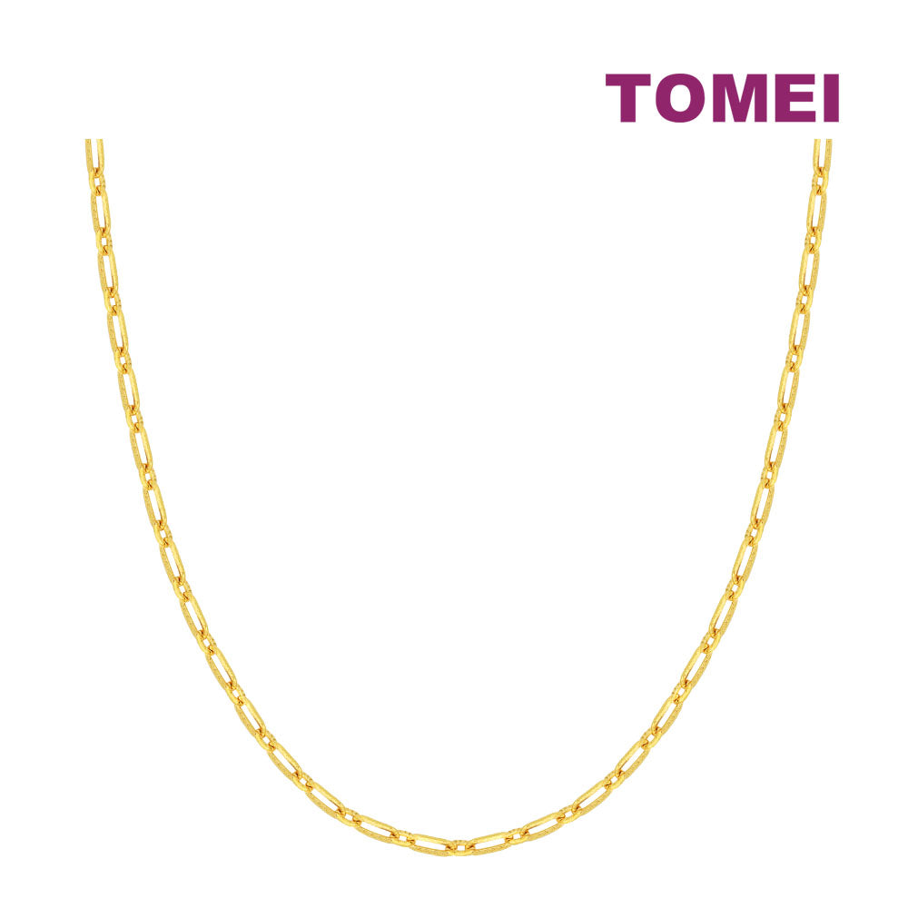 TOMEI Lusso Italia Linked Necklace, Yellow Gold 916