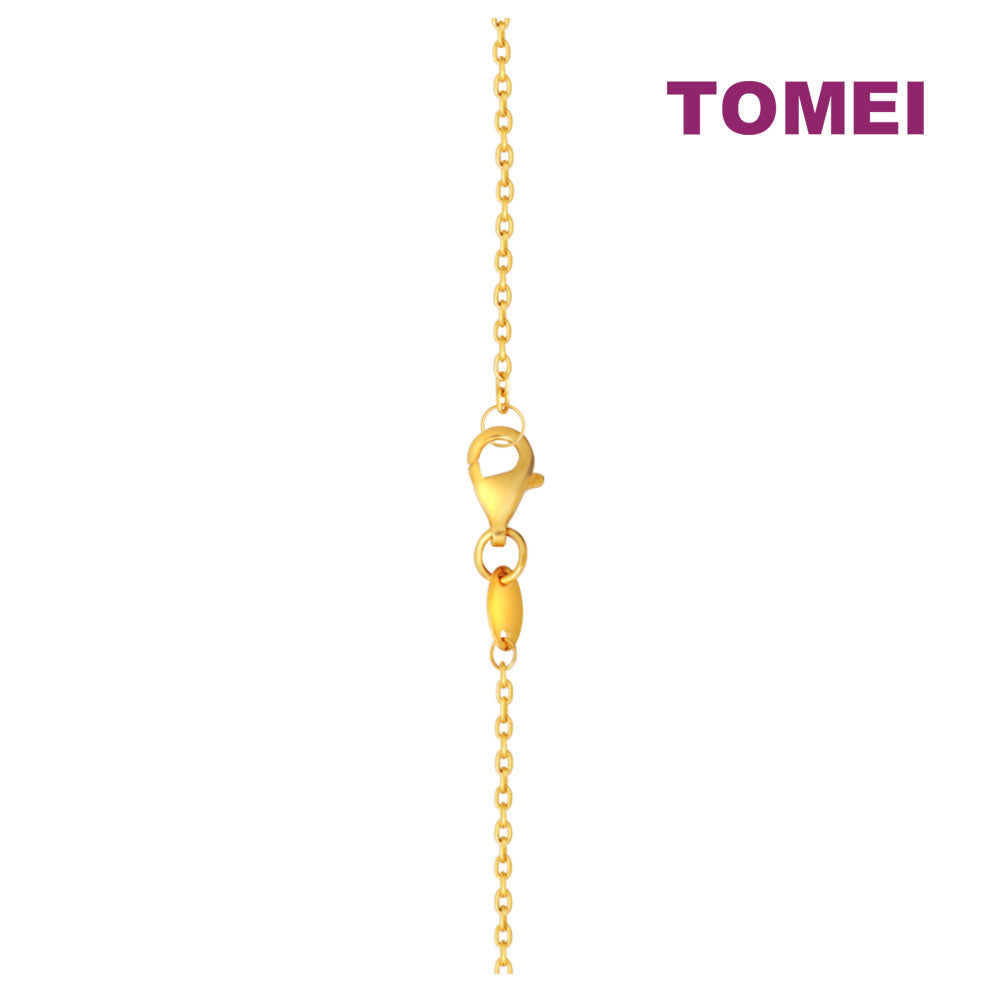 TOMEI Lusso Italia Key & Love Lock Bracelet, Yellow Gold 916