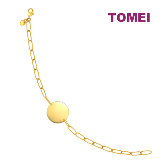 TOMEI Lusso Italia Pie Bracelet, Yellow Gold 916