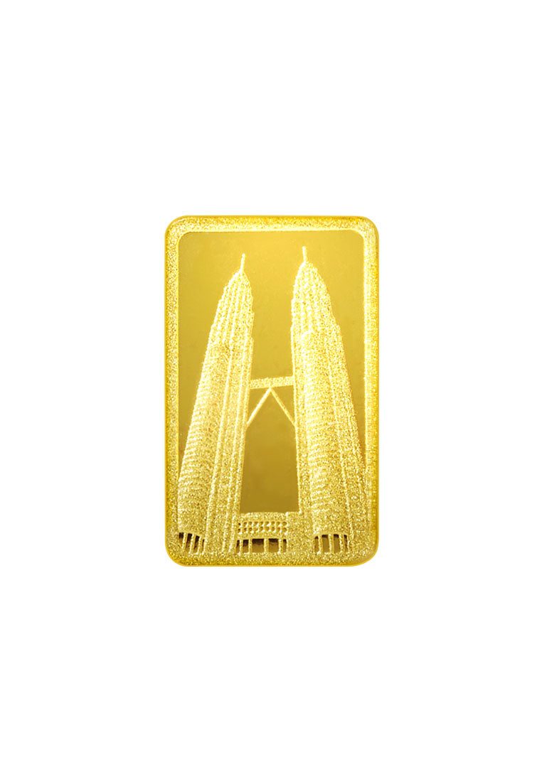 [TOMEI Exclusive]Twin Towers Gold Bar 2G | Fine Gold 9999